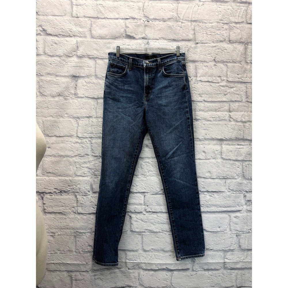 J Brand Jeans Women's Size‎ 6 Blue Excellent High Rise Slim Straight